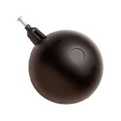 SFERA TONDA IN PLASTICA 180 ASTA PASSANTE