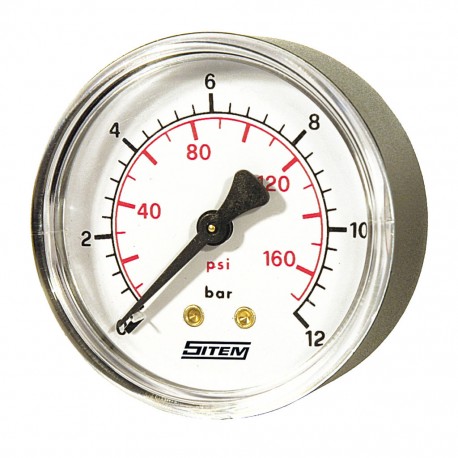 MANOMETRO ASSIALE D. 50 0 - 12