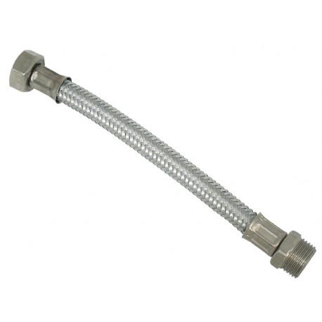 FLESSIBILE ACCIAIO INOX M.F. CM. 35 3/8 X 1/2