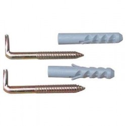 COPPIA VITI FISSA SCALDABAGNO 10 X 100