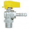 Valvola Gas C/portagomma Squadra M.1/2"x14 Metano