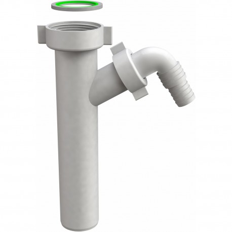 TUBO ORLATO CON ATTACCO LAV. D. 40 X 200 MOPLEN