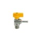 VALVOLA GAS C/PORTAGOMMA SQUADRA M.1/2 X 9 GPL