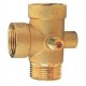 RACCORDO 5 VIE IN OTTONE PROLUNGATO H. 82
