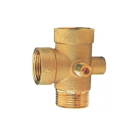 RACCORDO 5 VIE IN OTTONE PROLUNGATO H. 82