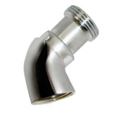 SUPPORTO CURVETTA CROMATA PER DOCCETTA