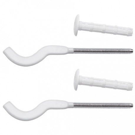COPPIA MENSOLE X RADIATORE ALLUMINIO VERNICIATE