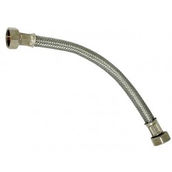 FLESSIBILE ACCIAIO INOX F.F. CM.100 1/2 X 3/8