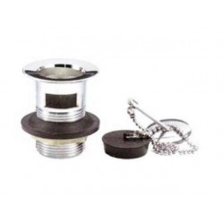 PILETTA PER LAVABO C.T.P. IN OTTONE 11/4 X H 70
