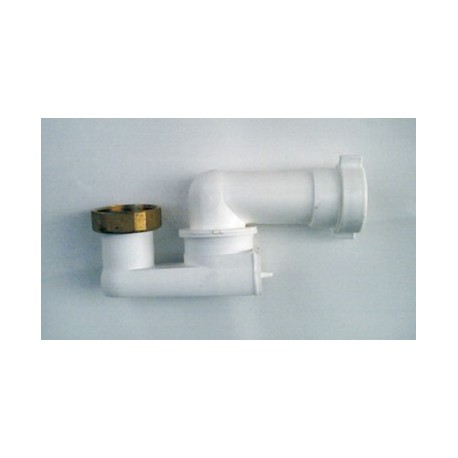 SIFONE VASCA SNODATO RIBASSATO 6/4 DADO OTTONE