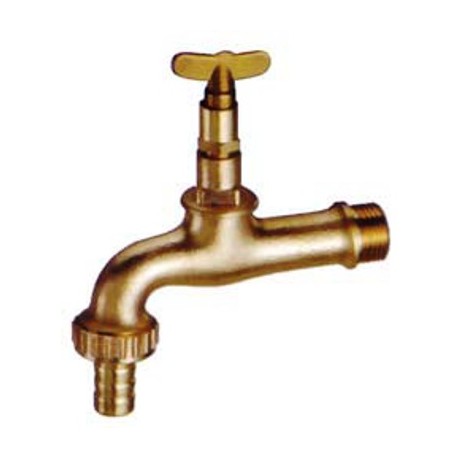 RUBINETTO GIALLO CON CHIAVE LEVABILE E P.G. 1/2