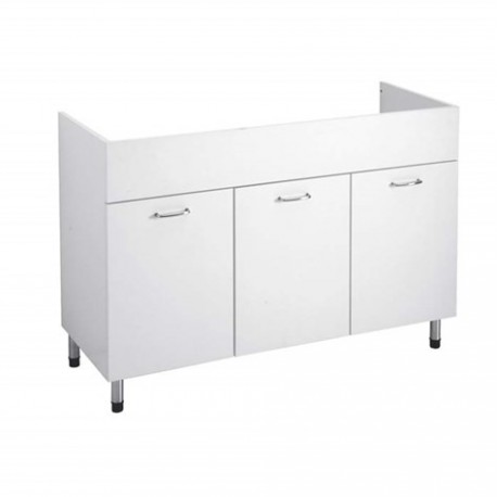 SOTTOLAVELLO BIANCO X INOX PIEGH. 120 X 50