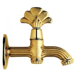 RUBINETTO STILIZZATO BRONZATO A PARETE