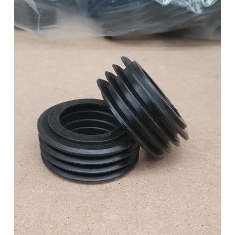 DIETROVASO IN GOMMA NERA TIPO GEBERIT D 60 X 40-44