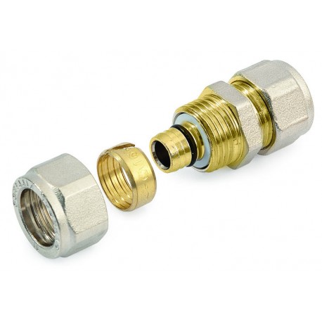 RACCORDO DOPPIO 20 X 2,0 X M.S. A STRINGERE