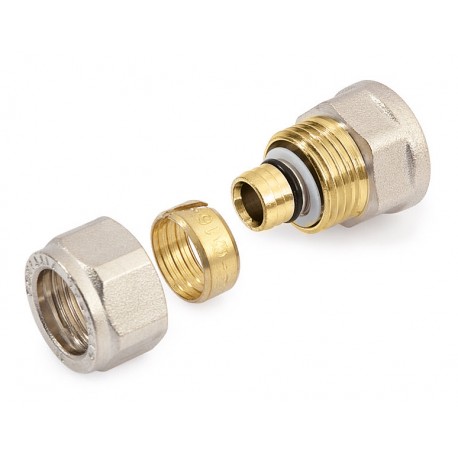 RACCORDO FEMMINA 1/2 X 16 X 2,0X M.S. A STRINGERE