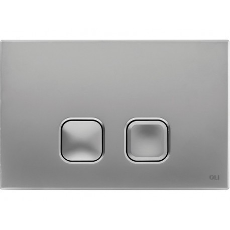 PLACCA PLAIN DUAL RIVER CROMO LUCIDO