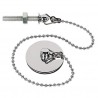 Tappo Con Piastra E Catena Inox D. 40