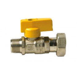 VALVOLA GAS DRITTA M.1/2 X F.3/4 (DADO FOLLE)