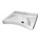 LAVABO IN CERAMICA PER DISABILI 65 X 57 X 24