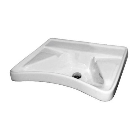 LAVABO IN CERAMICA PER DISABILI 65 X 57 X 24