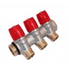 Collettore C/rub. E O.r 3/4" X 2 Vie X 1/2" Caldo