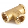 Raccordo A Tre 1/4" Giallo