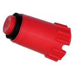TAPPO PROVA IMPIANTI ROSSO 1/2 ECO
