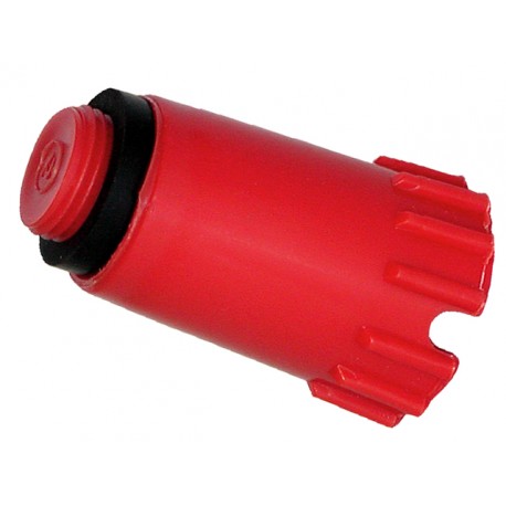 TAPPO PROVA IMPIANTI ROSSO 1/2 ECO