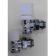 KIT TERMOSTATICO 1/2 BIANCO/CROMO LUXOR KT2509/A
