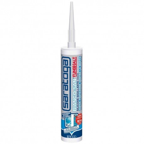 SILICONE SARATOGA BIANCOSAN TRASPARENTE