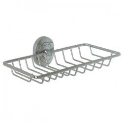 PORTASAPONE A GRIGLIA DOPPIO SMODO CROMO