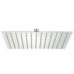 SOFFIONE QUADRO QUEEN ACCIAIO INOX 300 X 300