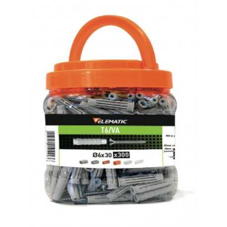 BOX T6 300 TASSELLI D 6 VA X 30 C/VITE