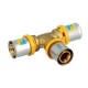 TEE PRESSARE GIALLO 16 X 16 X 16