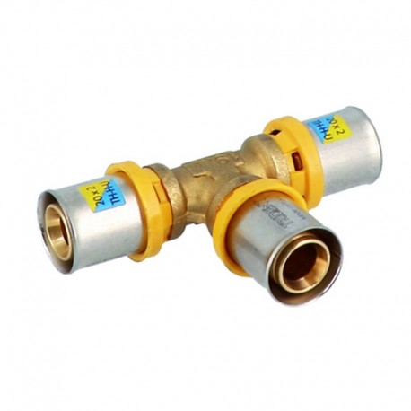 TEE PRESSARE GIALLO 16 X 16 X 16