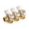 Collettore C/rubinetto 3/4" X 3 Vie X M. 1/2"