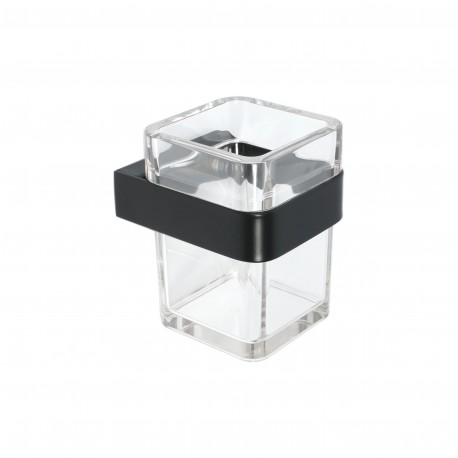 PORTA BICCHIERE ACCIAIO VERNICIATO BLACK