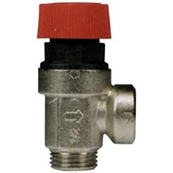 VALVOLA DI SICUREZZA A MEMBRANA 3 BAR M.F. 1/2