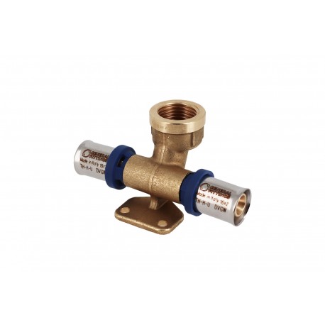 RACCORDO FLANGIA A T FEMMINA DISASSATO 20X1/2X20