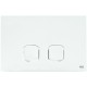 PLACCA PLAIN DUAL BIANCA